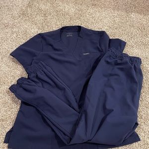 Jaanuu scrub set navy